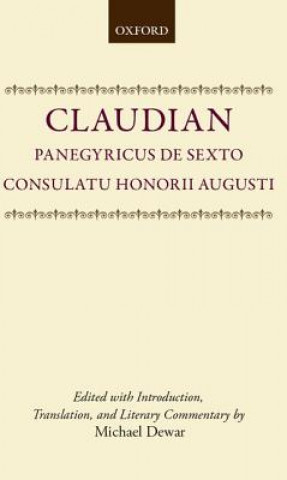 Książka Panegyricus de Sexto Consulatu Honorii Augusti Claudian