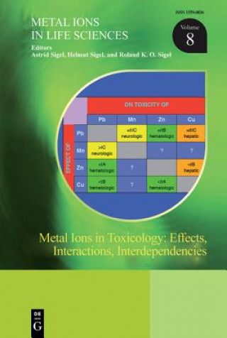 Kniha Metal Ions in Toxicology: Effects, Interactions, Interdependencies Astrid Sigel