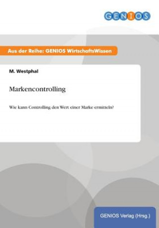 Kniha Markencontrolling M Westphal