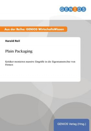 Boek Plain Packaging Harald Reil
