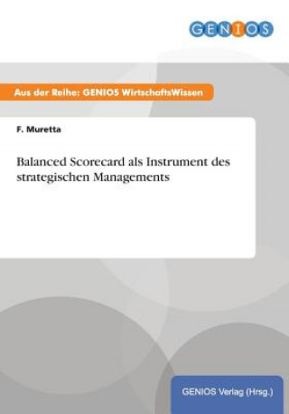 Kniha Balanced Scorecard als Instrument des strategischen Managements F Muretta