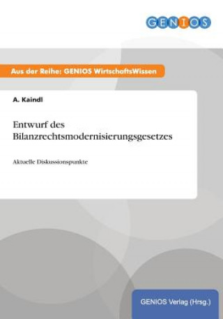 Carte Entwurf des Bilanzrechtsmodernisierungsgesetzes A Kaindl