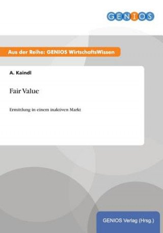 Kniha Fair Value A Kaindl