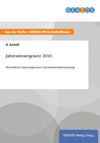 Książka Jahressteuergesetz 2010 A Kaindl