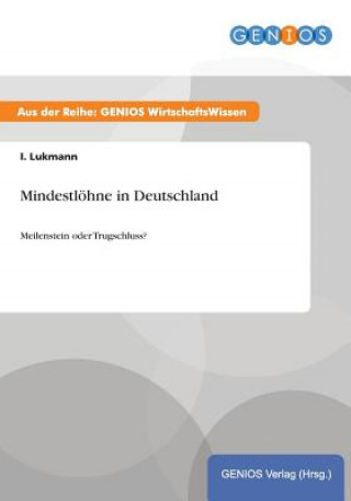 Kniha Mindestloehne in Deutschland I Lukmann