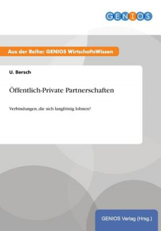 Boek OEffentlich-Private Partnerschaften U Bersch