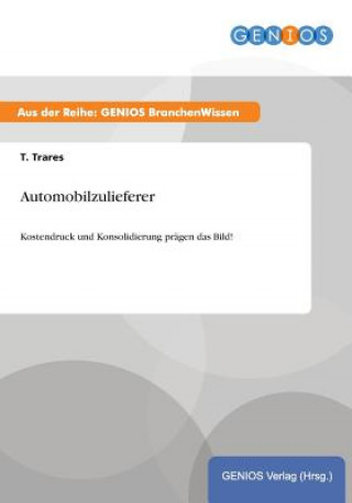 Kniha Automobilzulieferer T Trares