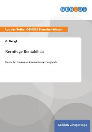 Knjiga Kernfrage Rentabilitat G Dengl