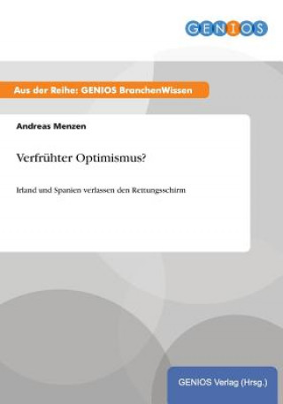 Kniha Verfruhter Optimismus? Andreas Menzen