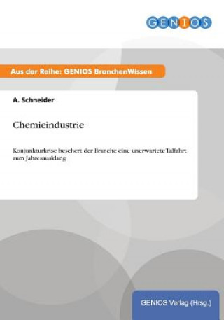 Kniha Chemieindustrie A Schneider