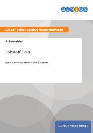 Buch Rohstoff Uran A Schneider