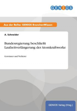 Książka Bundesregierung beschliesst Laufzeitverlangerung der Atomkraftwerke A Schneider