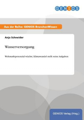 Kniha Wasserversorgung Anja Schneider