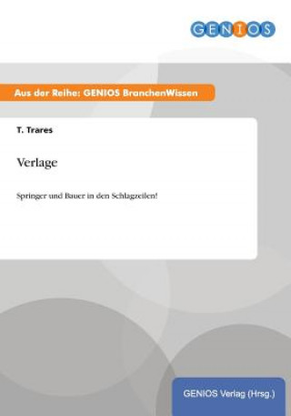 Kniha Verlage T Trares