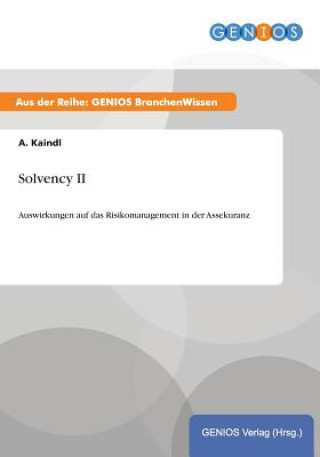 Kniha Solvency II A Kaindl