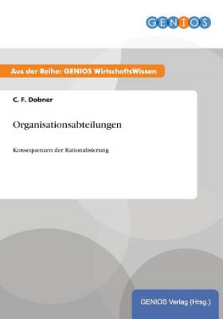 Carte Organisationsabteilungen C F Dobner