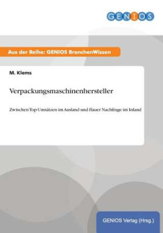 Buch Verpackungsmaschinenhersteller M Klems