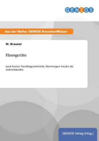 Könyv Hausgerate W Brauner