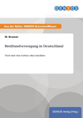 Carte Breitbandversorgung in Deutschland W Brauner