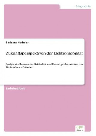 Kniha Zukunftsperspektiven der Elektromobilitat Barbara Hedeler