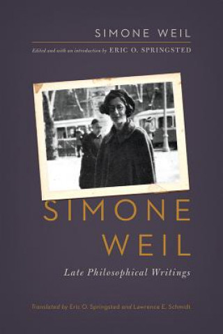 Könyv Simone Weil Simone Weil