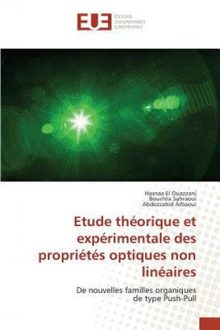 Kniha Etude Theorique Et Experimentale Des Proprietes Optiques Non Lineaires 
