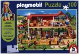 Game/Toy Playmobil (Kinderpuzzle), Bauernhof 