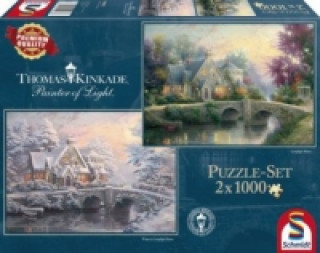 Game/Toy Lamplight Manour / Winter in Lamplight Manour (Puzzle) Thomas Kinkade
