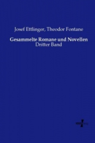 Buch Gesammelte Romane und Novellen Josef Ettlinger