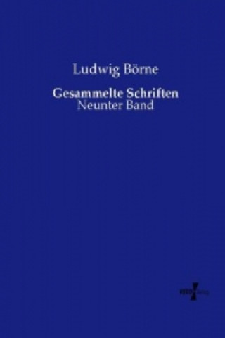 Carte Gesammelte Schriften Ludwig Börne