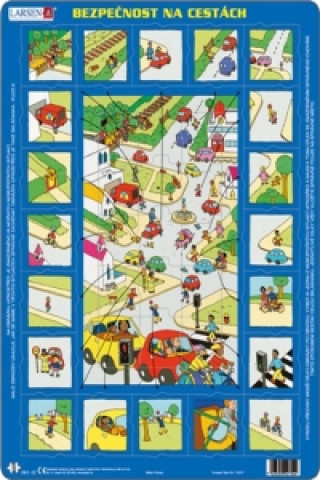 Hra/Hračka Puzzle MAXI - Bezpečnost silniční dopravy/35 dílků 