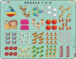 Hra/Hračka Puzzle MAXI - Počítání pro nejmenší s obrázky/10 dílků 