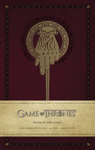 Kniha Game of Thrones: Hand of the King Hardcover Ruled Journal .