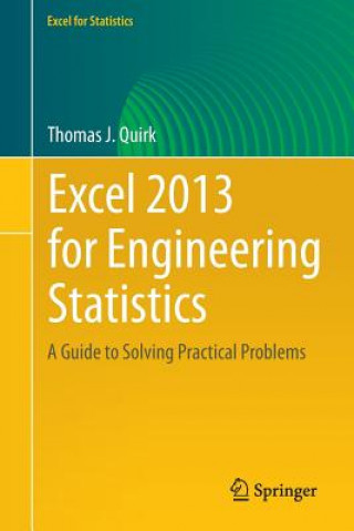 Kniha Excel 2013 for Engineering Statistics Thomas J. Quirk