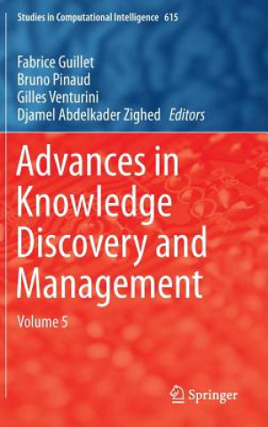 Kniha Advances in Knowledge Discovery and Management Fabrice Guillet