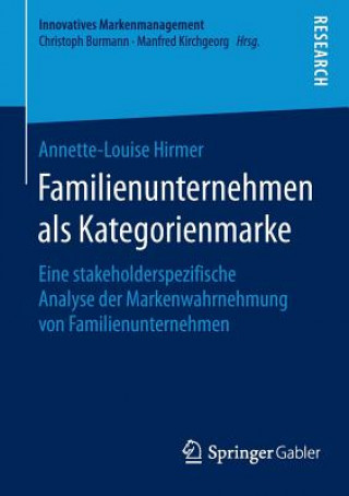 Książka Familienunternehmen ALS Kategorienmarke Annette-Louise Hirmer