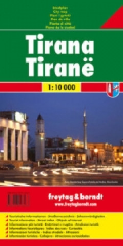 Materiale tipărite Tirana Map 1:10.000 