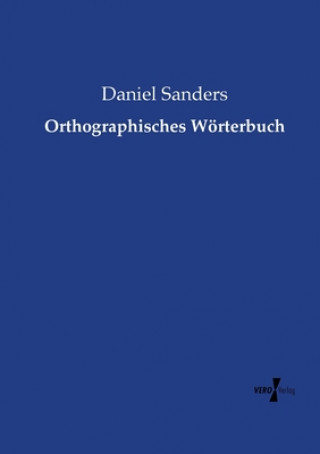 Carte Orthographisches Woerterbuch Daniel Sanders