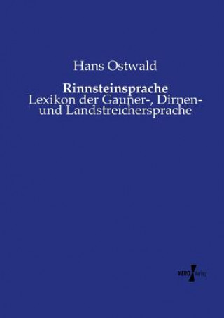 Книга Rinnsteinsprache Hans Ostwald