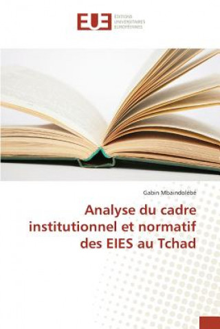 Buch Analyse Du Cadre Institutionnel Et Normatif Des Eies Au Tchad Mbaindolebe-G