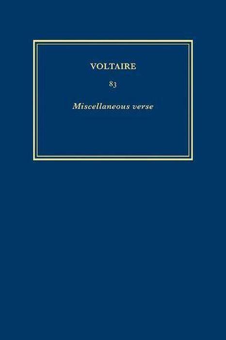 Carte Complete Works of Voltaire 83 Voltaire