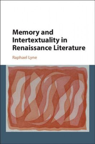 Książka Memory and Intertextuality in Renaissance Literature Raphael Lyne