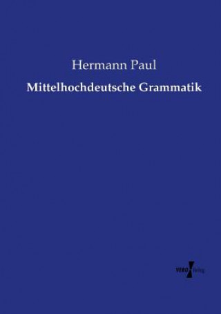 Carte Mittelhochdeutsche Grammatik Hermann Paul
