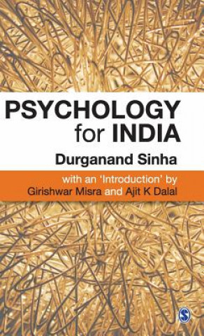 Kniha Psychology for India Durganand Sinha