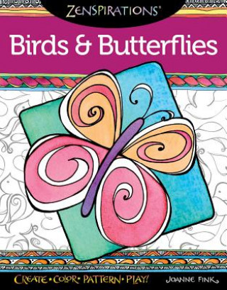 Buch Zenspirations Coloring Book Birds & Butterflies Joanne Fink