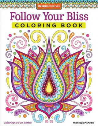 Книга Follow Your Bliss Coloring Book Thaneeya McArdle