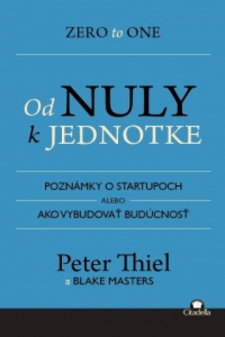 Książka Od nuly k jednotke Peter Thiel