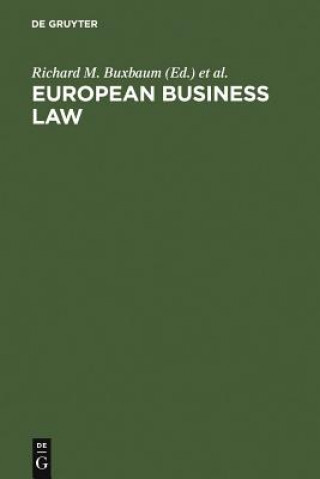 Kniha European Business Law Richard M. Buxbaum