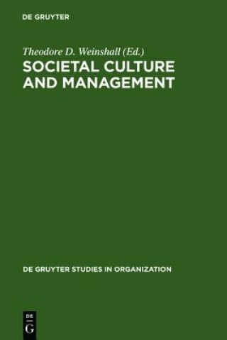 Kniha Societal Culture and Management Theodore D. Weinshall