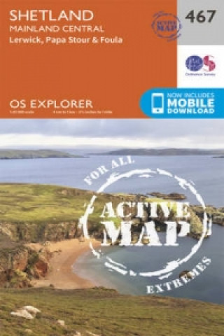 Drucksachen Shetland - Mainland Central Ordnance Survey